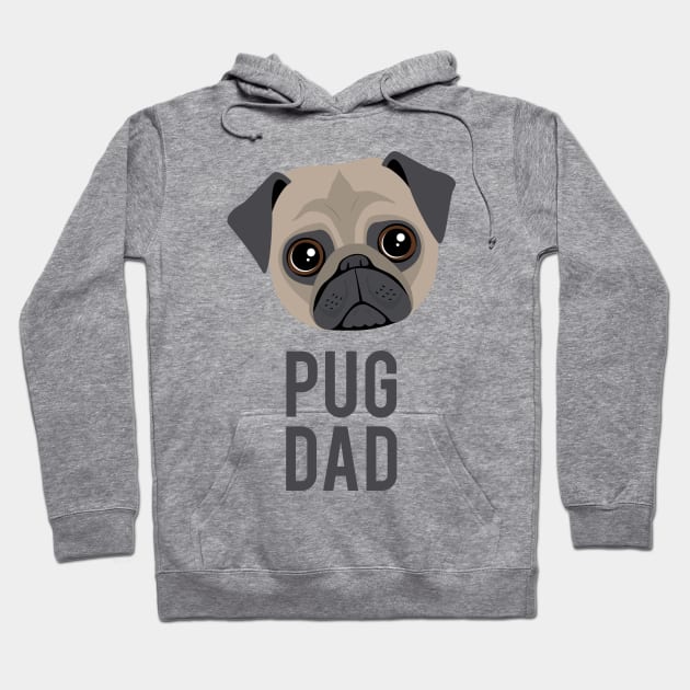 Pug Dad Hoodie by NV